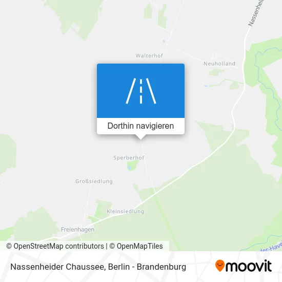 Nassenheider Chaussee Karte