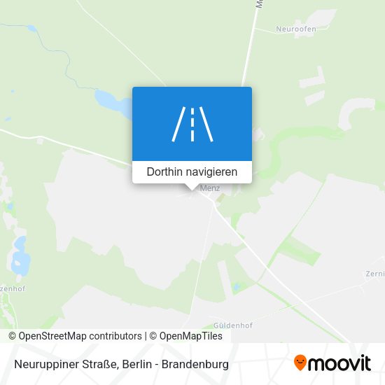 Neuruppiner Straße Karte