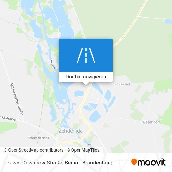 Pawel-Duwanow-Straße Karte