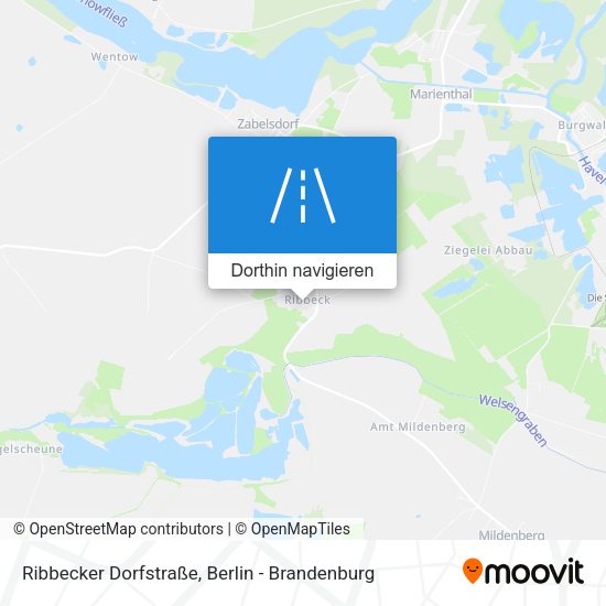 Ribbecker Dorfstraße Karte