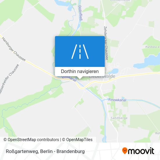 Roßgartenweg Karte