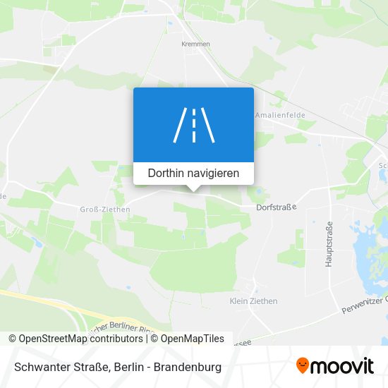Schwanter Straße Karte