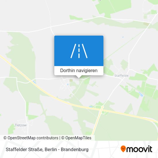 Staffelder Straße Karte