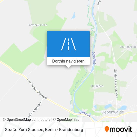 Straße Zum Stausee Karte