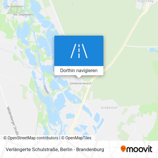 Verlängerte Schulstraße Karte