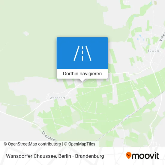 Wansdorfer Chaussee Karte