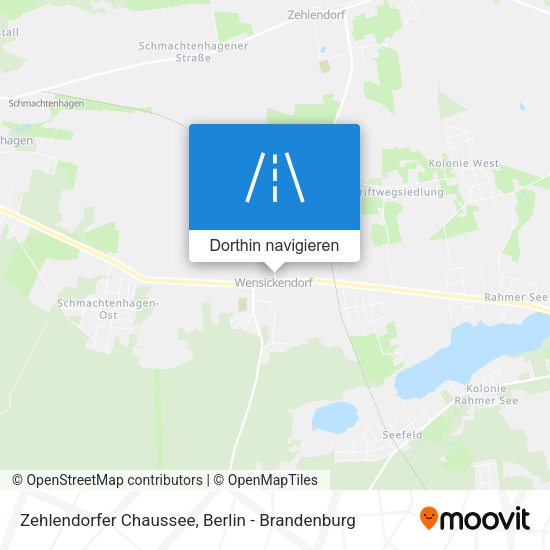 Zehlendorfer Chaussee Karte