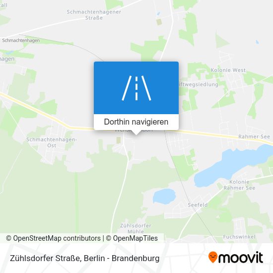 Zühlsdorfer Straße Karte