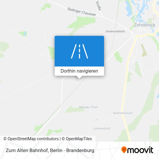 Zum Alten Bahnhof Karte
