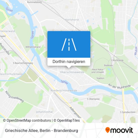 Griechische Allee Karte