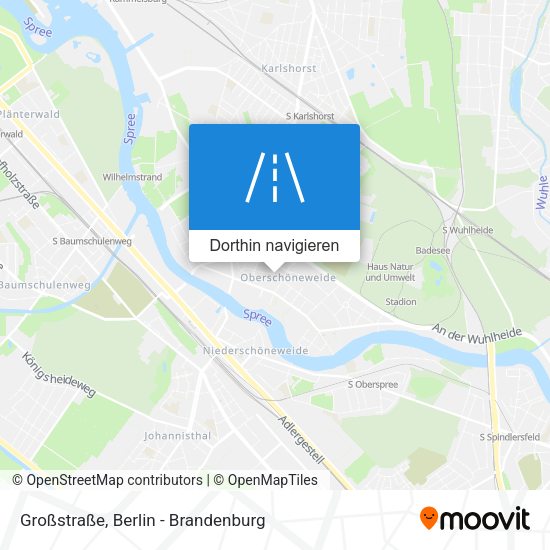 Großstraße Karte