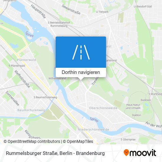 Rummelsburger Straße Karte