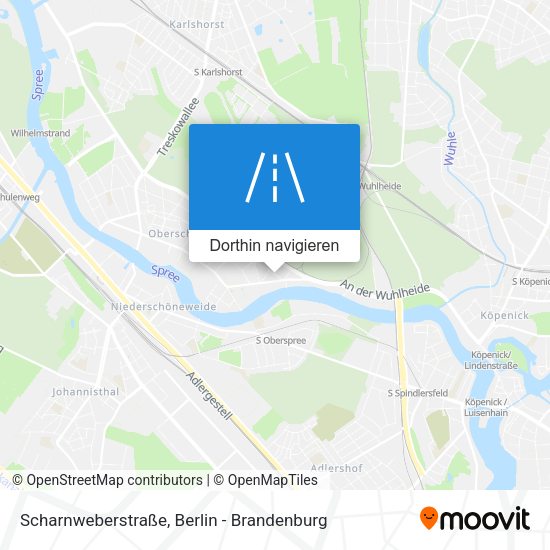 Scharnweberstraße Karte