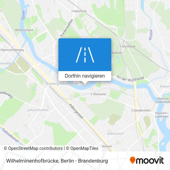 Wilhelminenhofbrücke Karte