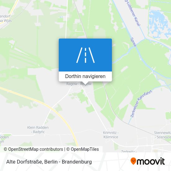 Alte Dorfstraße Karte