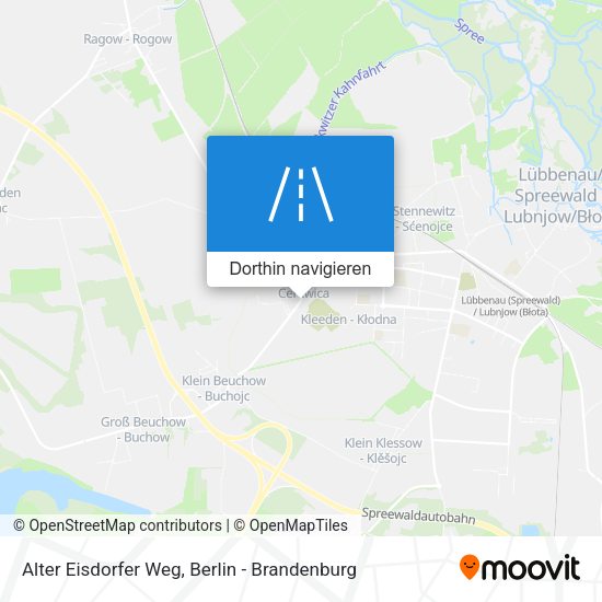 Alter Eisdorfer Weg Karte