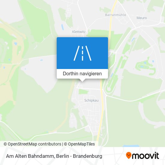 Am Alten Bahndamm Karte