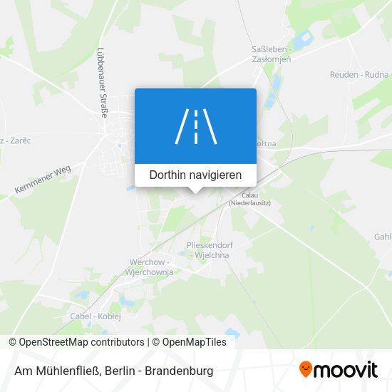 Am Mühlenfließ Karte