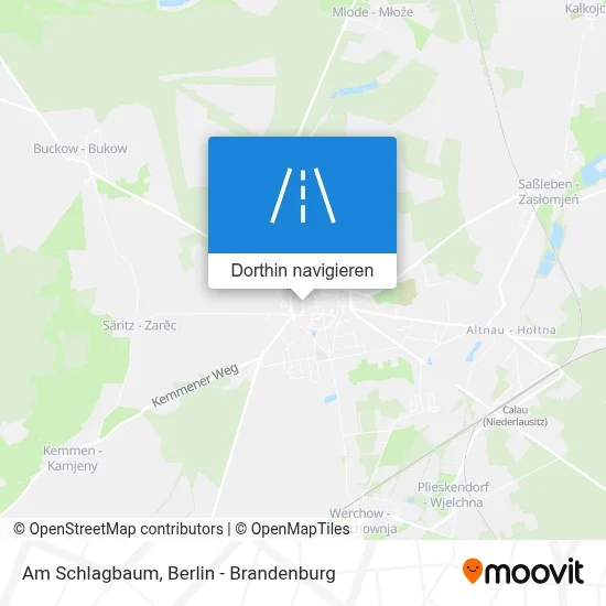 Am Schlagbaum Karte