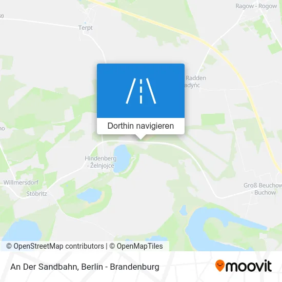 An Der Sandbahn Karte