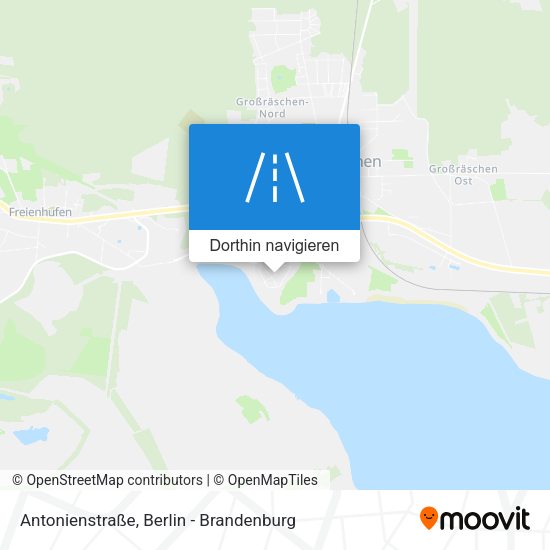 Antonienstraße Karte