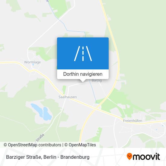 Barziger Straße Karte