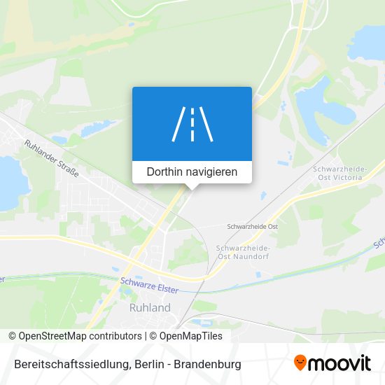 Bereitschaftssiedlung Karte