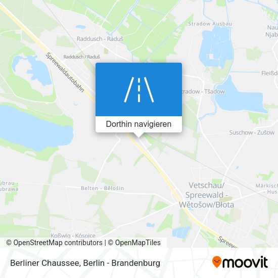 Berliner Chaussee Karte