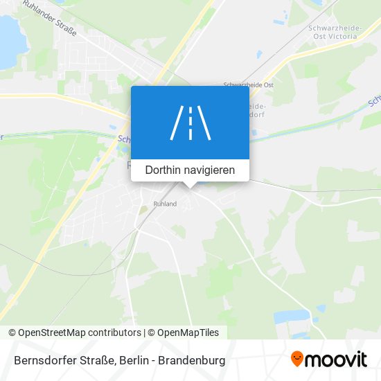 Bernsdorfer Straße Karte