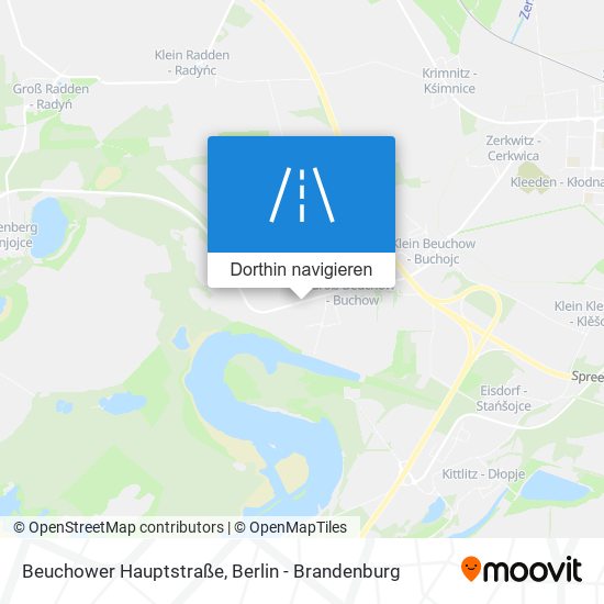 Beuchower Hauptstraße Karte