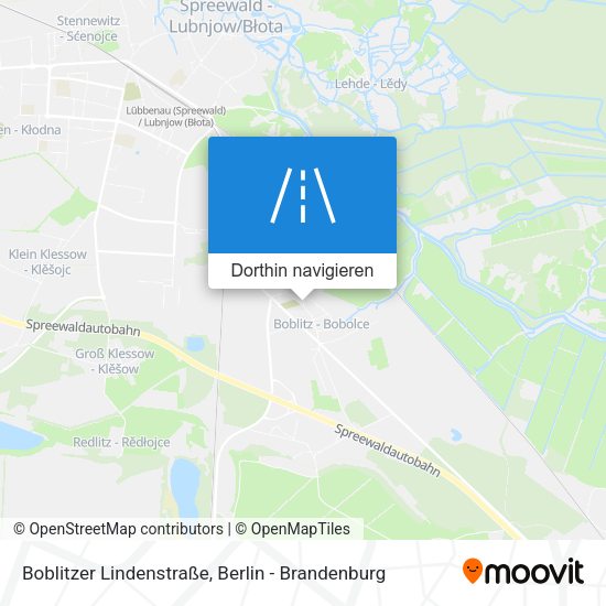 Boblitzer Lindenstraße Karte