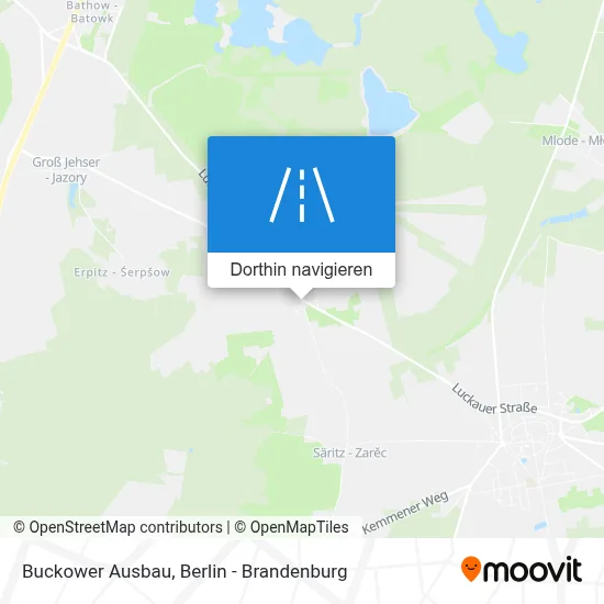 Buckower Ausbau Karte