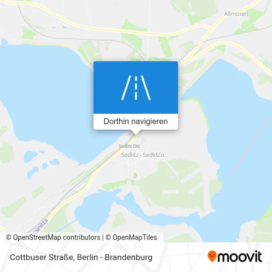 Cottbuser Straße Karte