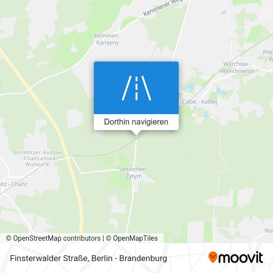 Finsterwalder Straße Karte