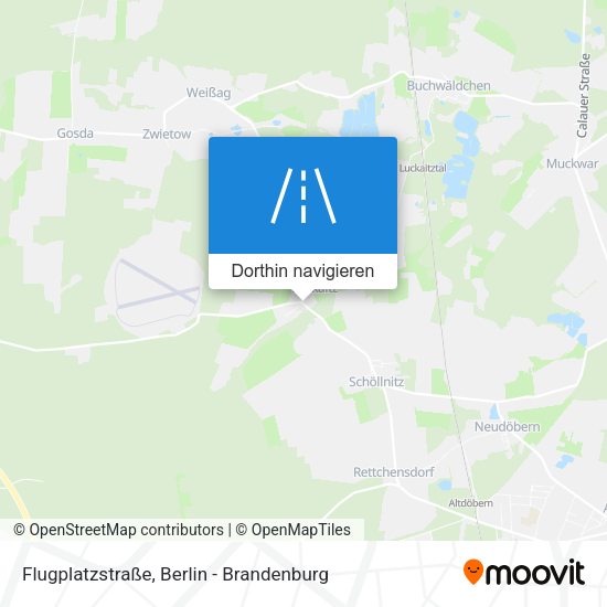 Flugplatzstraße Karte