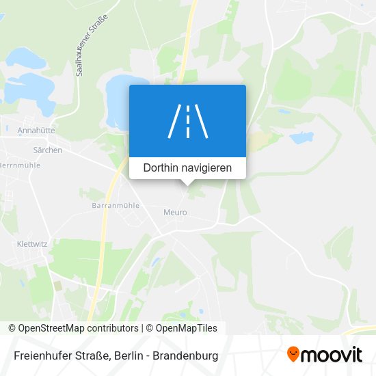 Freienhufer Straße Karte