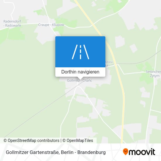 Gollmitzer Gartenstraße Karte