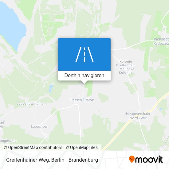 Greifenhainer Weg Karte