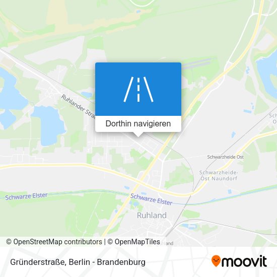 Gründerstraße Karte