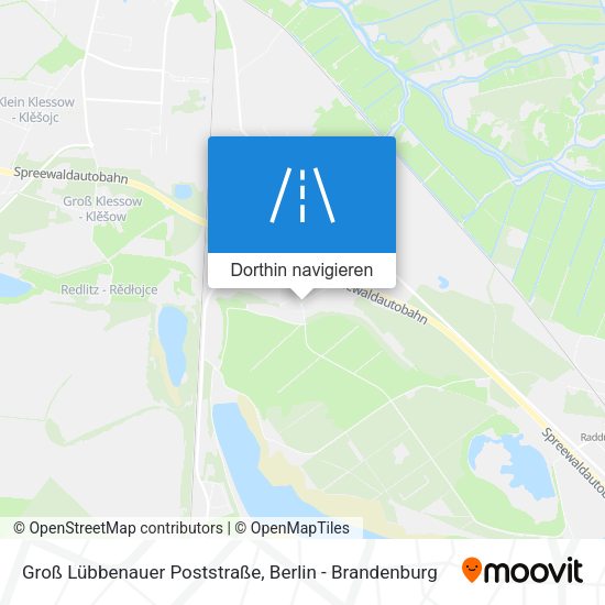 Groß Lübbenauer Poststraße Karte