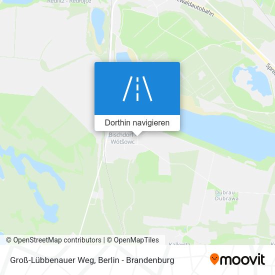 Groß-Lübbenauer Weg Karte