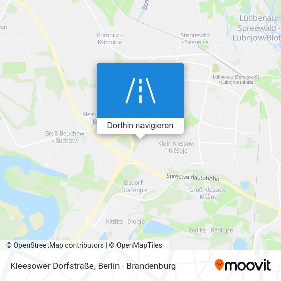 Kleesower Dorfstraße Karte
