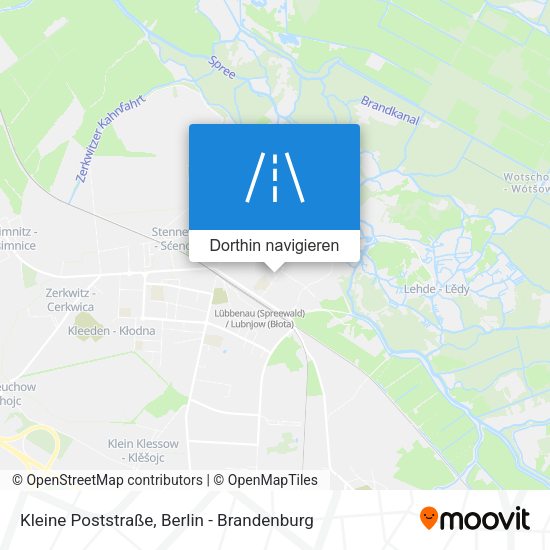 Kleine Poststraße Karte