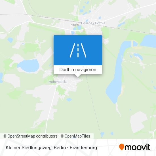 Kleiner Siedlungsweg Karte