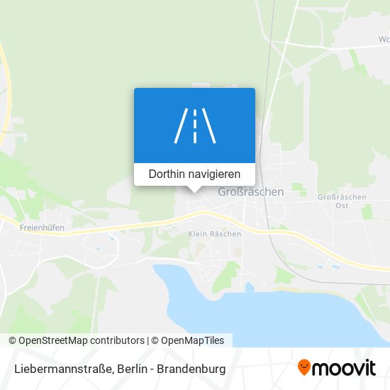 Liebermannstraße Karte