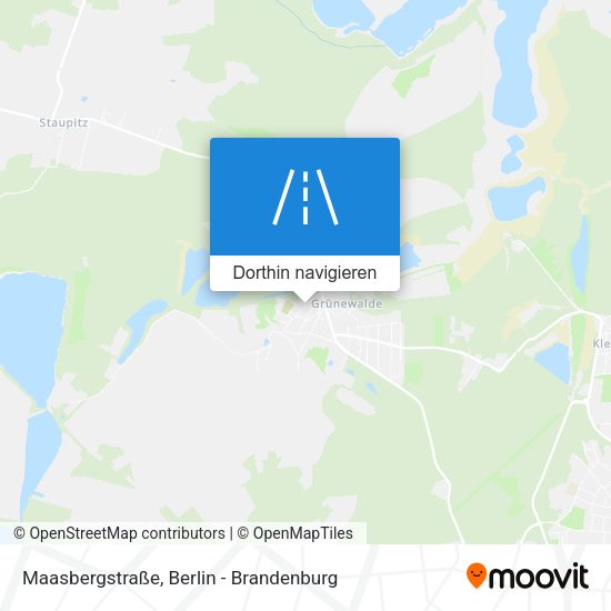 Maasbergstraße Karte