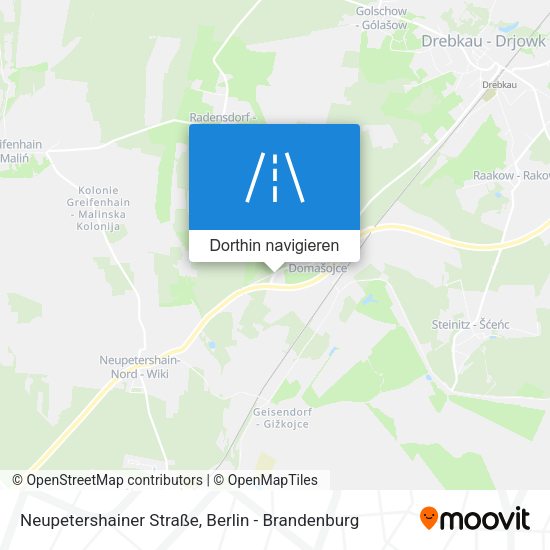 Neupetershainer Straße Karte