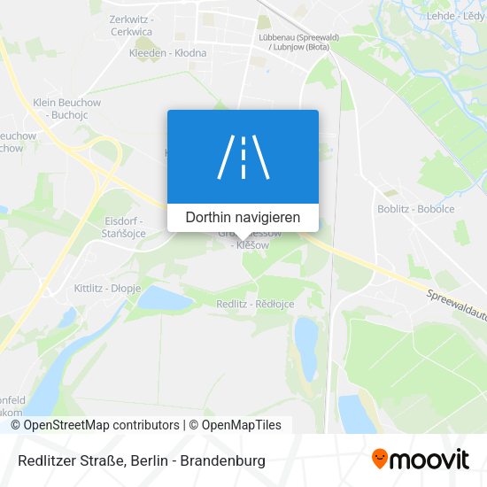 Redlitzer Straße Karte