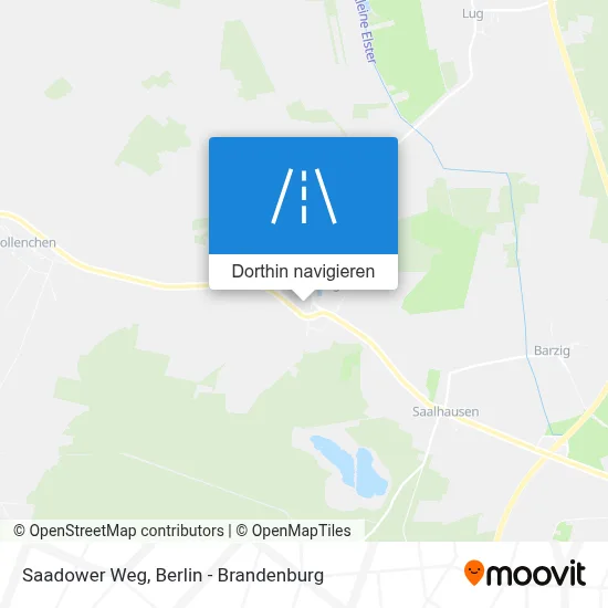 Saadower Weg Karte