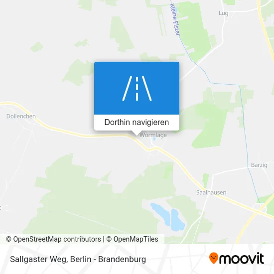 Sallgaster Weg Karte